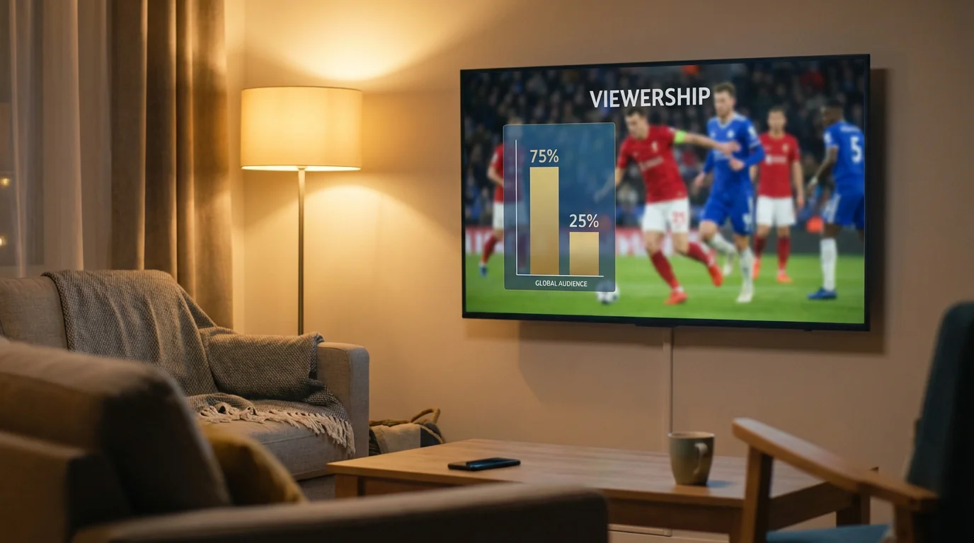 Einschaltquoten eines Fußball-Finales in deutscher Fernsehstatistik